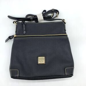 Dooney & Bourke Black Crossbody Pebble Leather Purse
